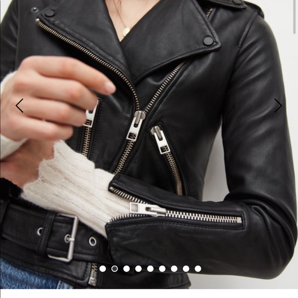 All Saints Leather Jacket - Picture 2 of 11